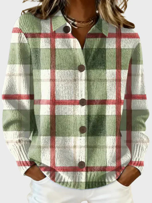 Bellatrixae | Retro Plaid Cardigan