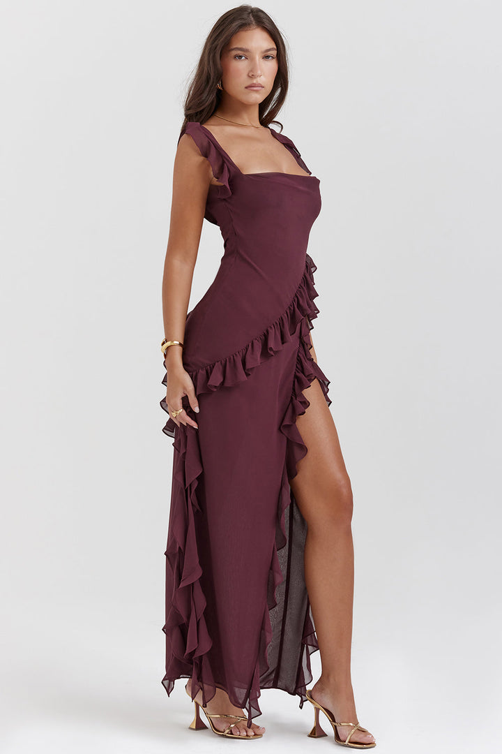 Aurelia – Ruffle Maxi Dress