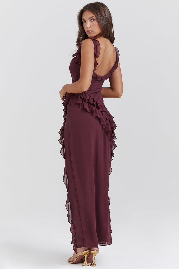 Aurelia – Ruffle Maxi Dress