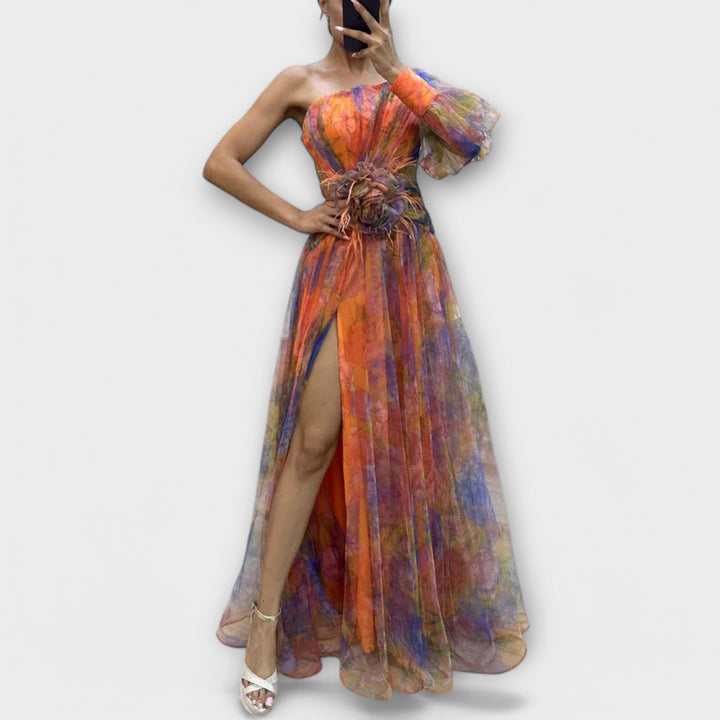 Ava | Elegant Split Dress